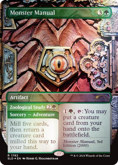 Monster Manual (Rainbow Foil) (Secret Lair) Near Mint Foil