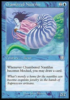 Chambered Nautilus (Mercadian Masques) Light Play