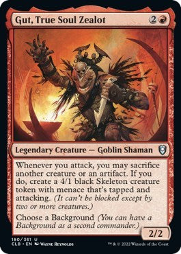 Gut, True Soul Zealot (Commander Legends: Battle for Baldur's Gate) Light Play