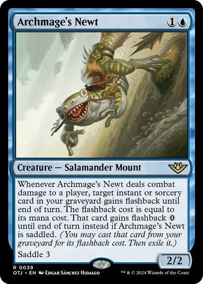 Archmage's Newt (Outlaws of Thunder Junction) Light Play