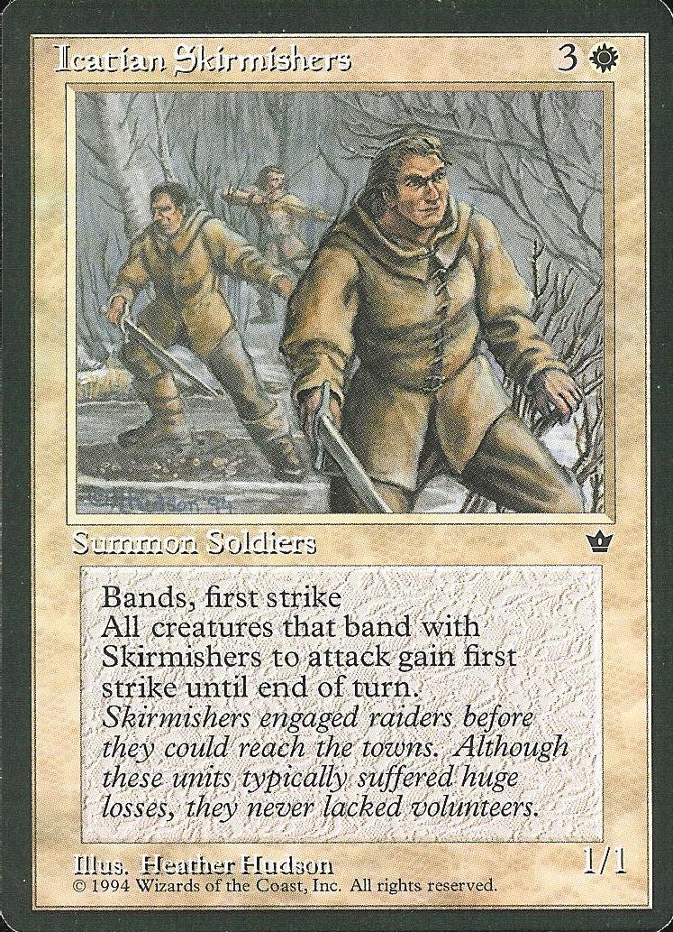 Icatian Skirmishers (Fallen Empires) Light Play