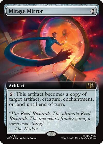 Mirage Mirror (Extended Art) (Commander: Marvel Super Heroes) Light Play