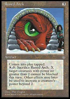 Runed Arch (Ice Age) Light Play