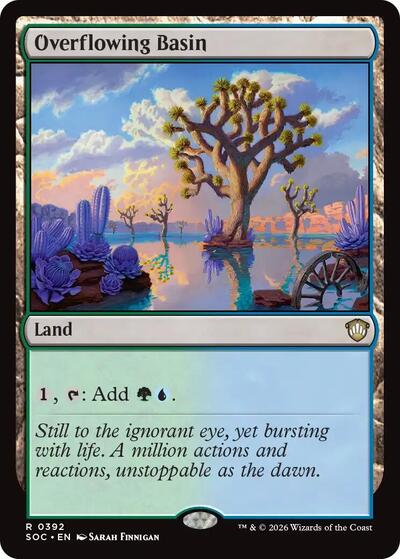 Overflowing Basin (Commander: Secrets of Strixhaven) Light Play
