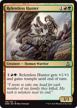 Relentless Hunter (Oath of the Gatewatch) Light Play