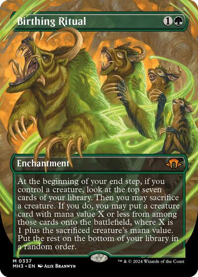 Birthing Ritual (Borderless) (Modern Horizons 3) Near Mint Foil