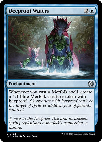 Deeproot Waters (Commander: The Lost Caverns of Ixalan) Light Play
