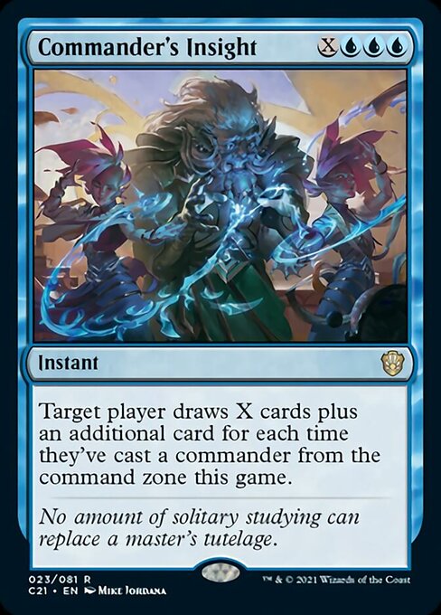 Commander's Insight (Commander 2021 Strixhaven) Light Play