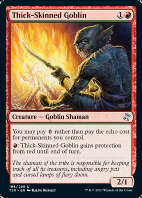 Thick-Skinned Goblin (Time Spiral Remastered) Light Play