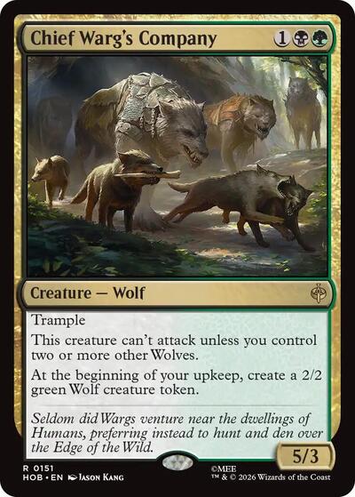Chief Warg's Company (The Hobbit) Light Play