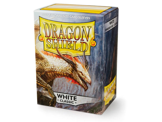 Dragon Shield Sleeves: Classic White - Standard - (Box of 100)