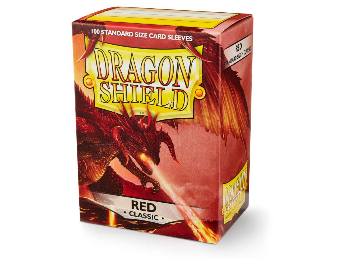 Dragon Shield Sleeves: Classic Red - Standard - (Box of 100)