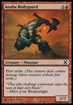 Anaba Bodyguard (10th Edition) Light Play
