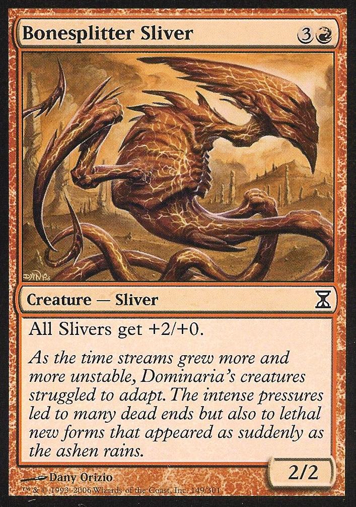 Bonesplitter Sliver (Time Spiral) Light Play