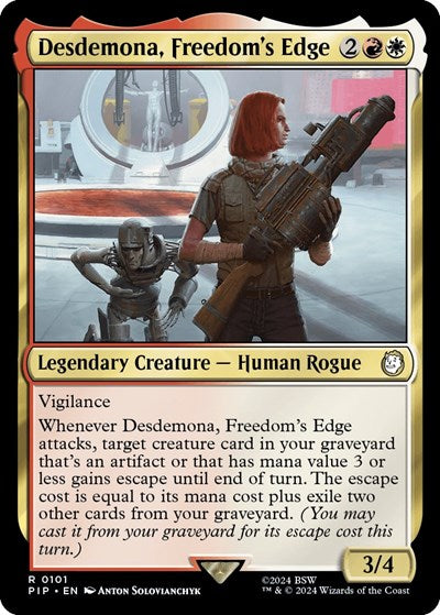 Desdemona, Freedom's Edge (Universes Beyond: Fallout) Light Play