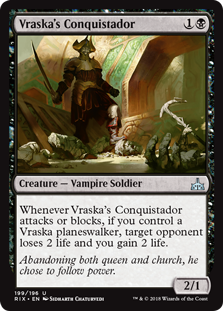 Vraska's Conquistador (Rivals of Ixalan) Light Play