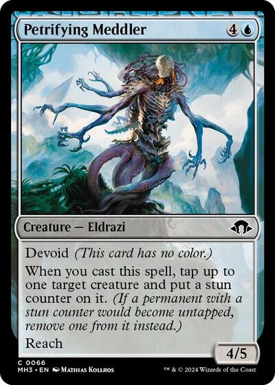 Petrifying Meddler (Modern Horizons 3) Light Play