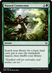 Natural Connection (Duel Decks: Nissa vs Ob Nixilis) Light Play