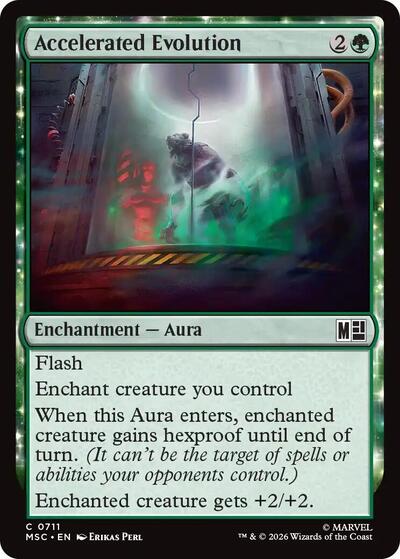 Accelerated Evolution (Commander: Marvel Super Heroes) Light Play