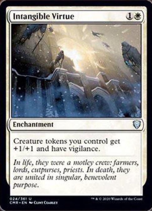 Intangible Virtue (Commander Legends) Light Play