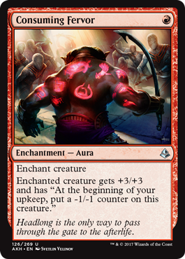 Consuming Fervor (Amonkhet) Light Play
