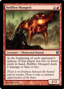 Hellfire Mongrel (Duel Decks: Ajani vs Nicol Bolas) Light Play