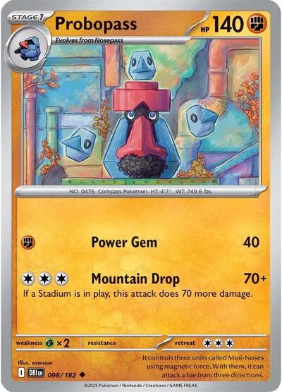 Probopass (SV10: Destined Rivals) Light Play Reverse Holofoil