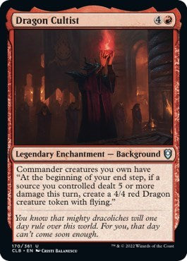 Dragon Cultist (Commander Legends: Battle for Baldur's Gate) Light Play Foil