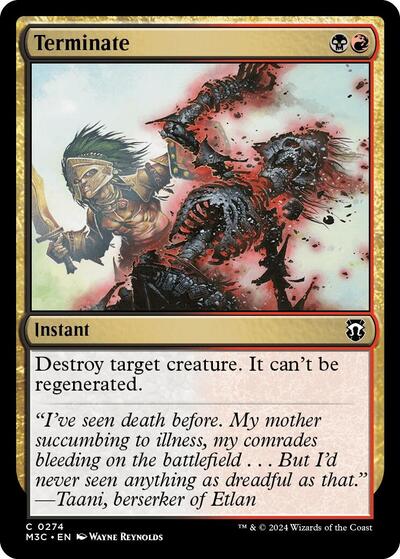 Terminate (Commander: Modern Horizons 3) Light Play