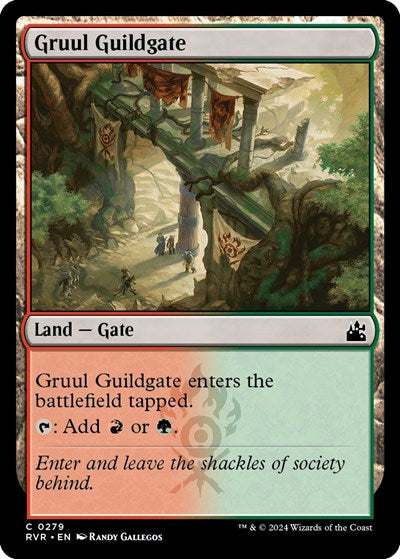 Gruul Guildgate (Ravnica Remastered) Light Play