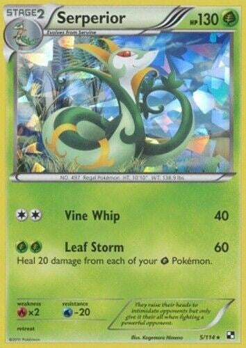 Serperior - 5/114 (Cracked Ice Holo) (Deck Exclusives) Light Play Holofoil