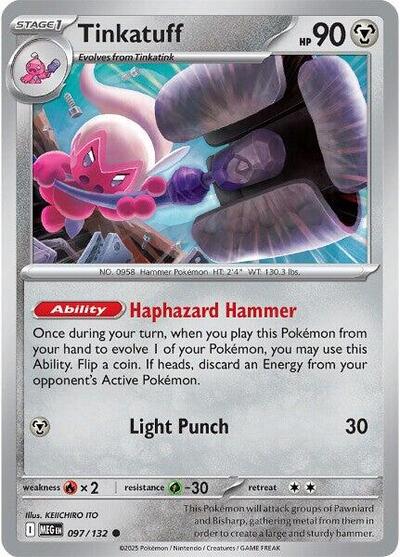 Tinkatuff (ME01: Mega Evolution) Light Play