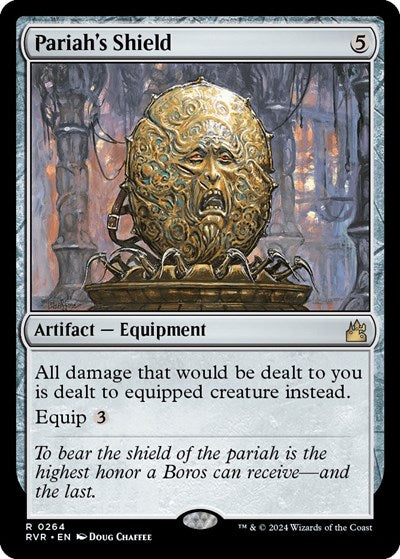 Pariah's Shield (Ravnica Remastered) Light Play