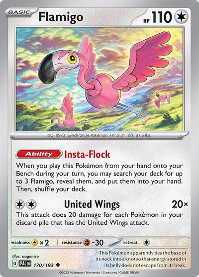 Flamigo (SV02: Paldea Evolved) Light Play