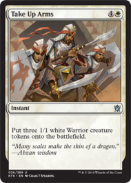 Take Up Arms (Khans of Tarkir) Light Play
