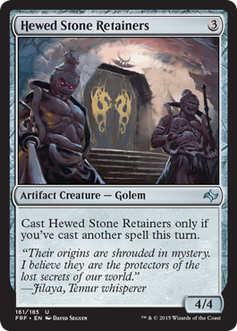 Hewed Stone Retainers (Fate Reforged) Light Play