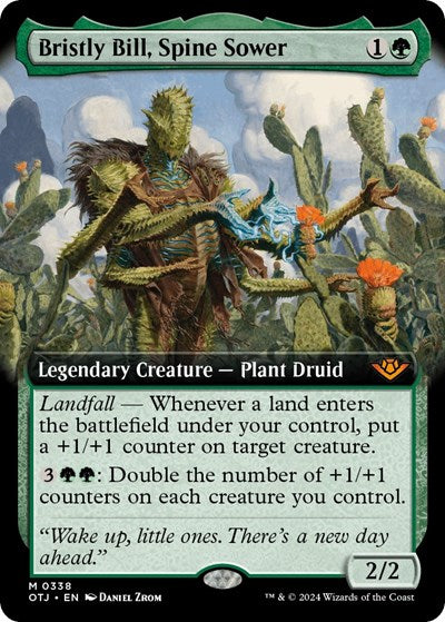 Bristly Bill, Spine Sower (Extended Art) (Outlaws of Thunder Junction) Near Mint Foil