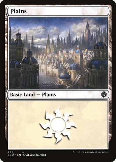 Plains (333) (Commander 2022 Starter Decks) Light Play