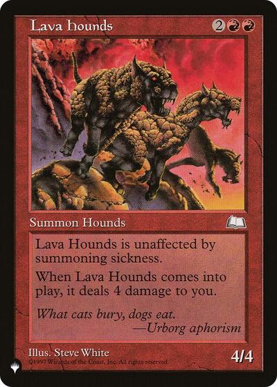 Lava Hounds (The List) Light Play