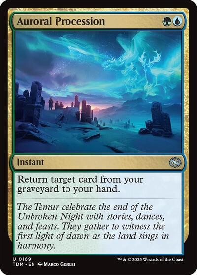 Auroral Procession (Tarkir: Dragonstorm) Light Play