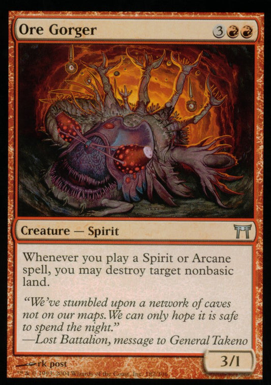 Ore Gorger (Champions of Kamigawa) Light Play
