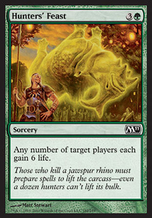 Hunters' Feast (Magic 2011 Core Set) Light Play