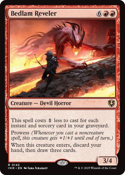 Bedlam Reveler (Innistrad Remastered) Light Play