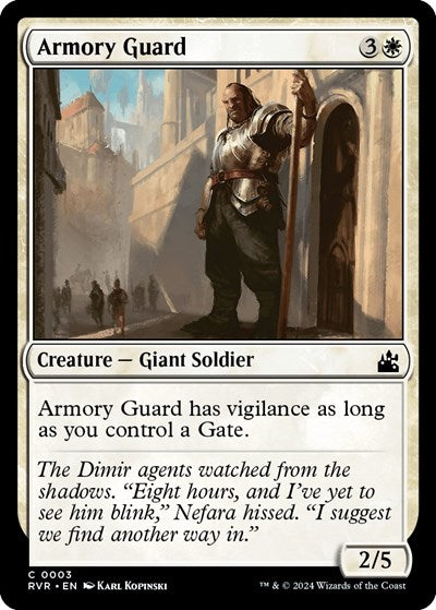 Armory Guard (Ravnica Remastered) Light Play Foil