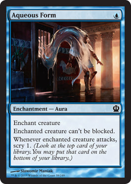 Aqueous Form (Theros) Light Play Foil