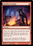 Faithless Looting (Duel Decks: Sorin vs Tibalt) Light Play