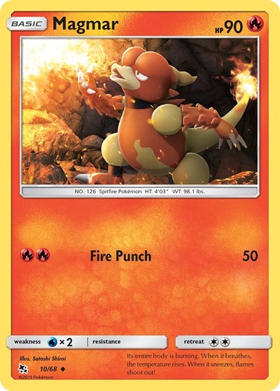 Magmar (Hidden Fates) Light Play