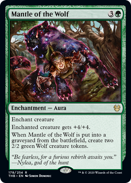 Mantle of the Wolf (Theros Beyond Death) Light Play Foil