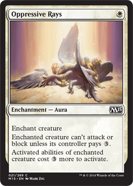 Oppressive Rays (Magic 2015 Core Set) Light Play