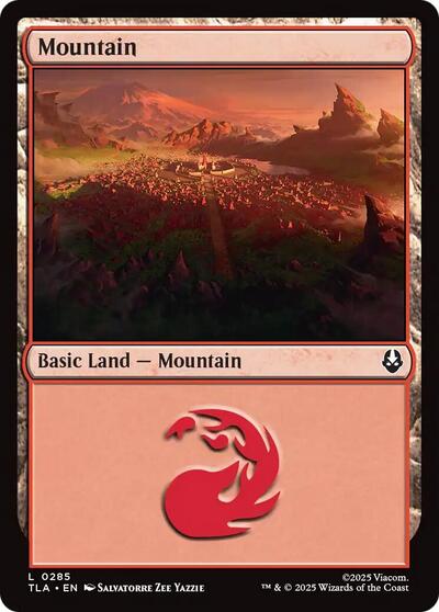 Mountain (0285) (Avatar: The Last Airbender) Light Play